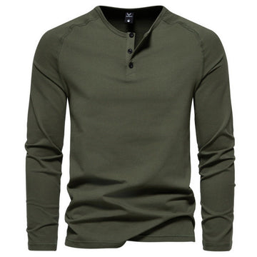 Malcom - Chemise manches longues simple et décontractée pour hommes