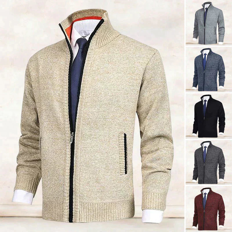 Saber – Cardigan avec Col Montant