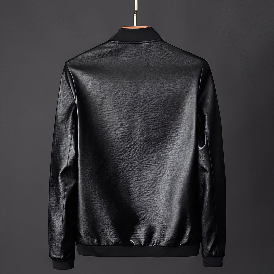 Jeremy - Veste en cuir de biker élégante pour hommes