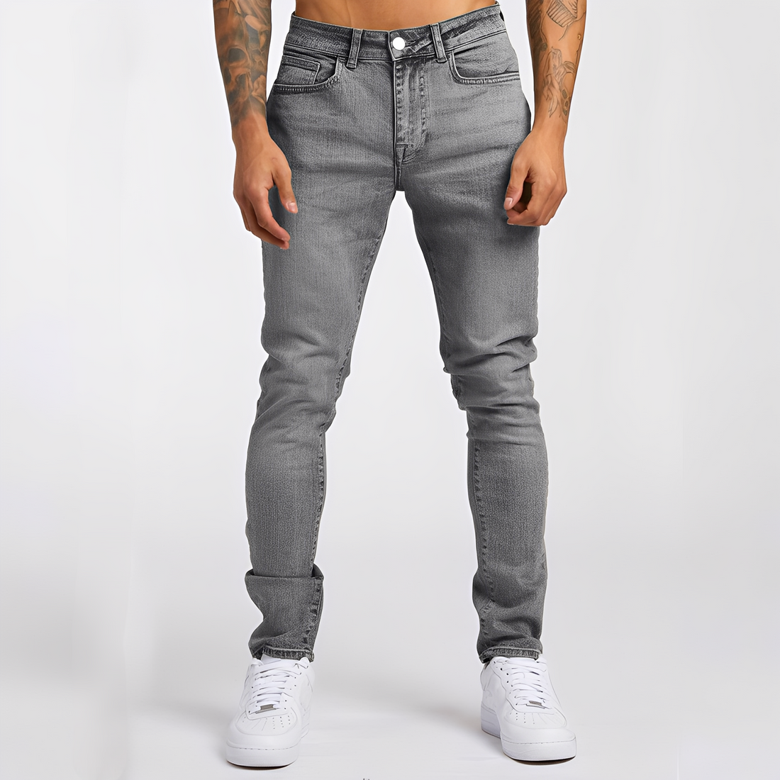 Radovan - Jean slim fit stretch décontracté pour hommes