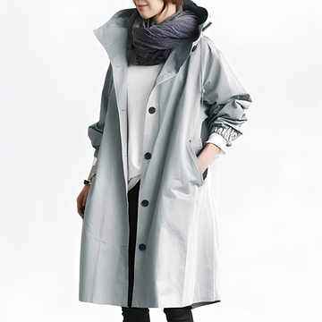 Giselle - Imperméable Veste de Pluie avec Capuche pour Femmes