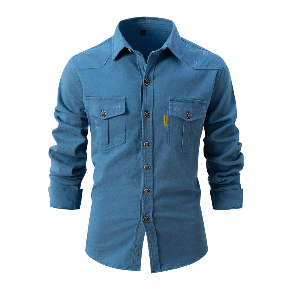 Marlon - Chemise stretch décontractée et confortable pour hommes