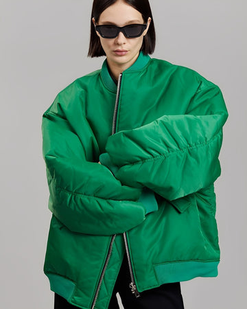 Coleen - Bomber oversize décontractée pour femmes