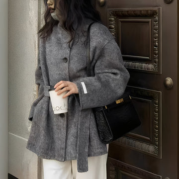 Claudia - Manteau en laine à double boutonnage pour femmes