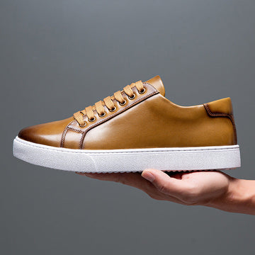 Deven - Classiques Baskets en Cuir pour Hommes