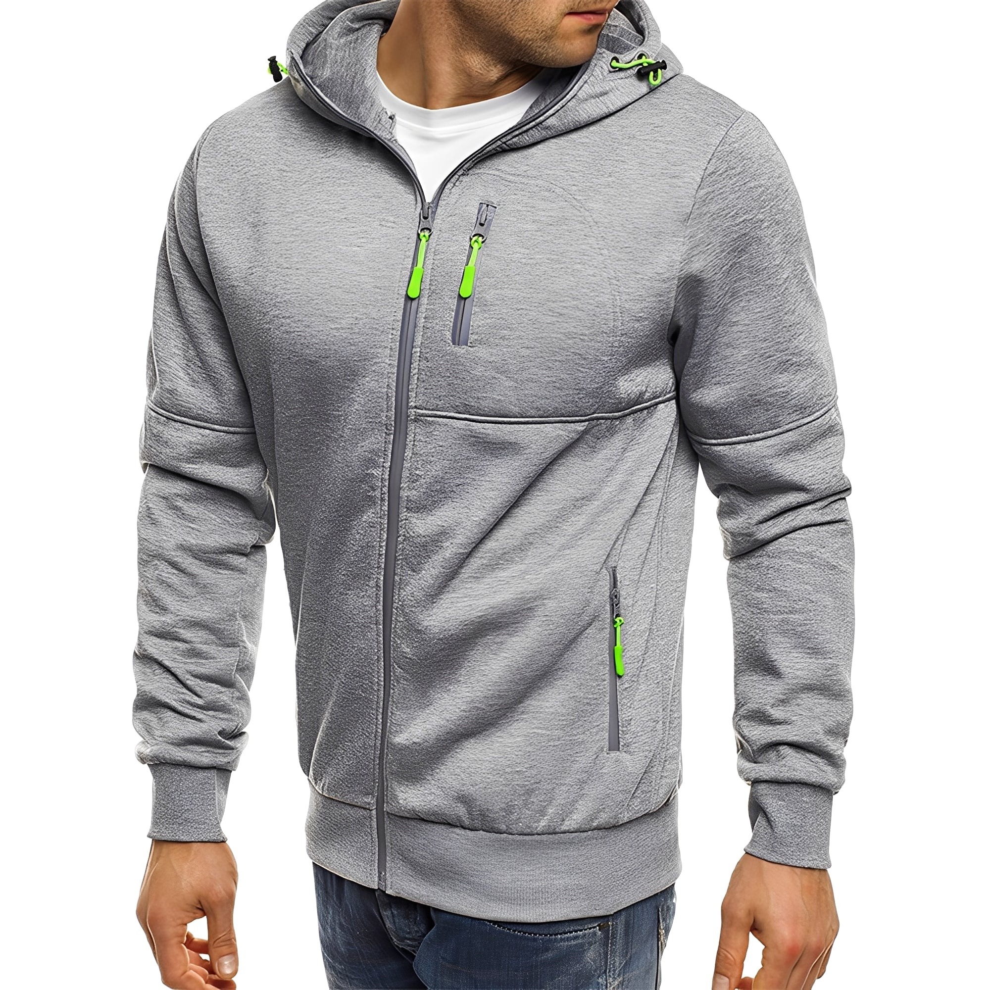 Lowell - Décontracté, stylish veste à capuche pour hommes