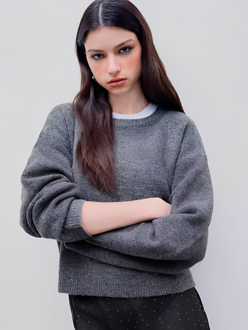 Luvenia - Pull en polyester chaud et décontracté pour femmes