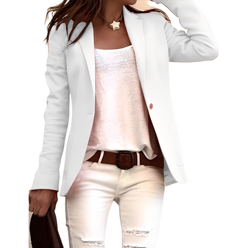 Heather - Blazer décontracté avec revers pour femmes