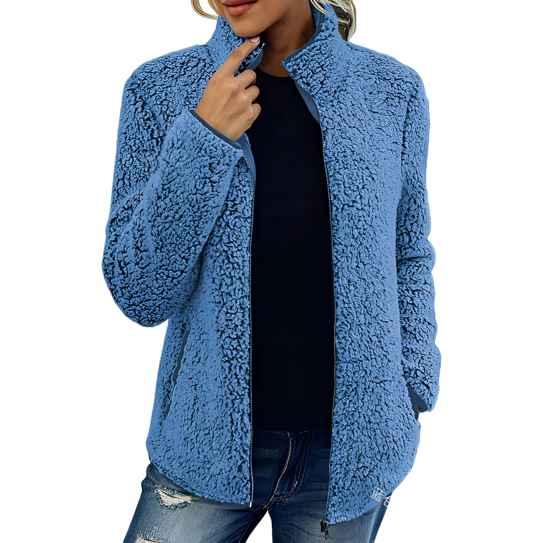 Alethea - Manteau élégant en polaire pour femmes