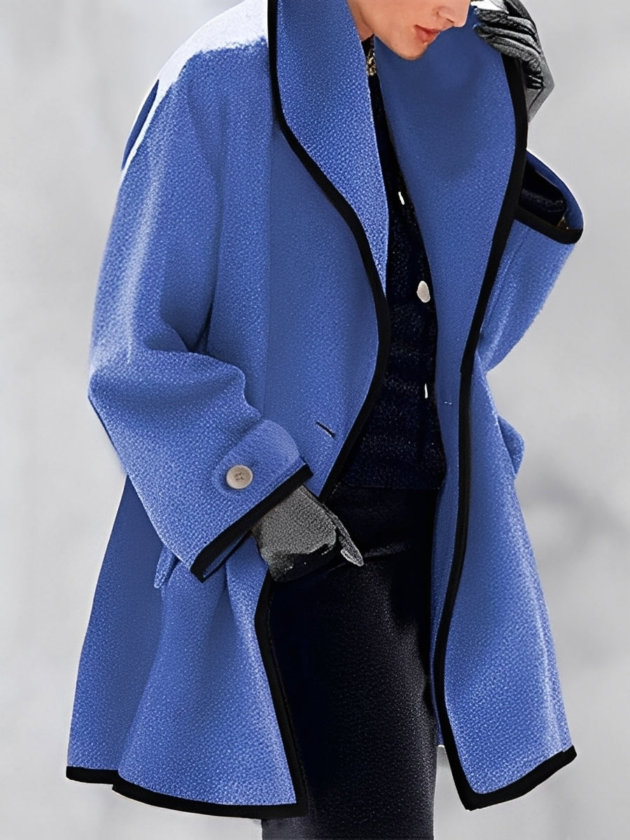 Whitney - Manteau long en laine classique pour femmes