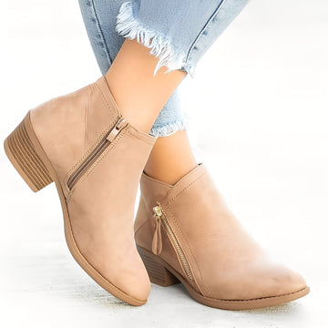 Mirabelle - Bottines élégantes avec fermeture éclair pour femmes