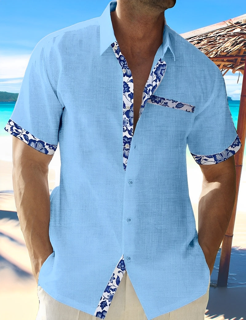 Anthony - Chemise en lin confortable pour hommes