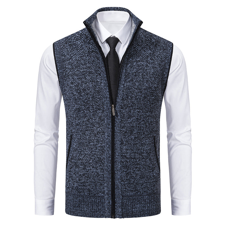 Damion - Manteau tricot décontracté en polaire pour hommes