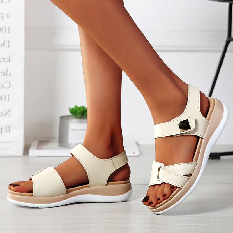 Comfowear - Sandales orthopédiques plates à la mode