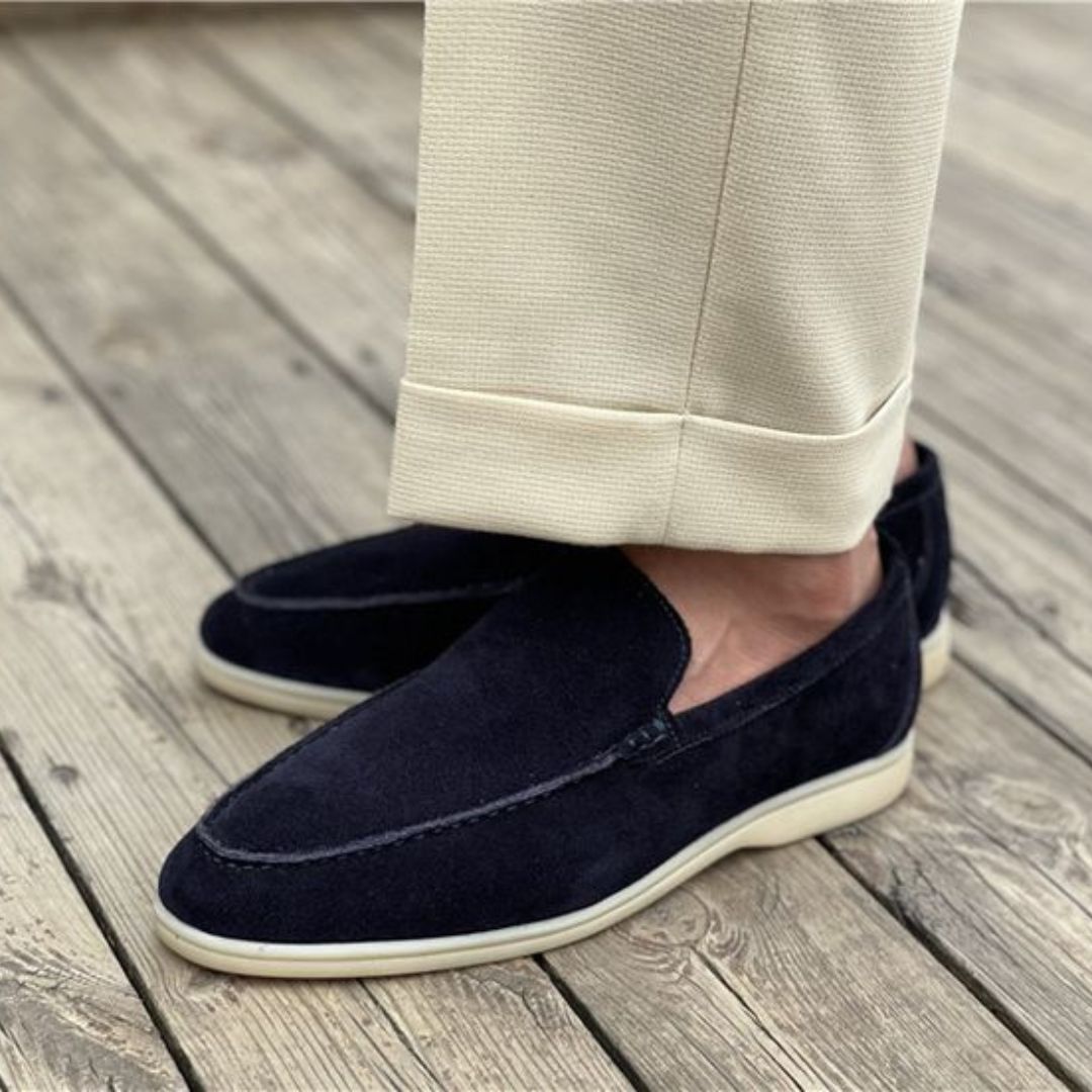 Jad - Confortables Mocassins en Daim pour Hommes