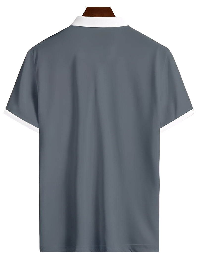 Winton - Chemise décontractée avec fermeture éclair pour hommes