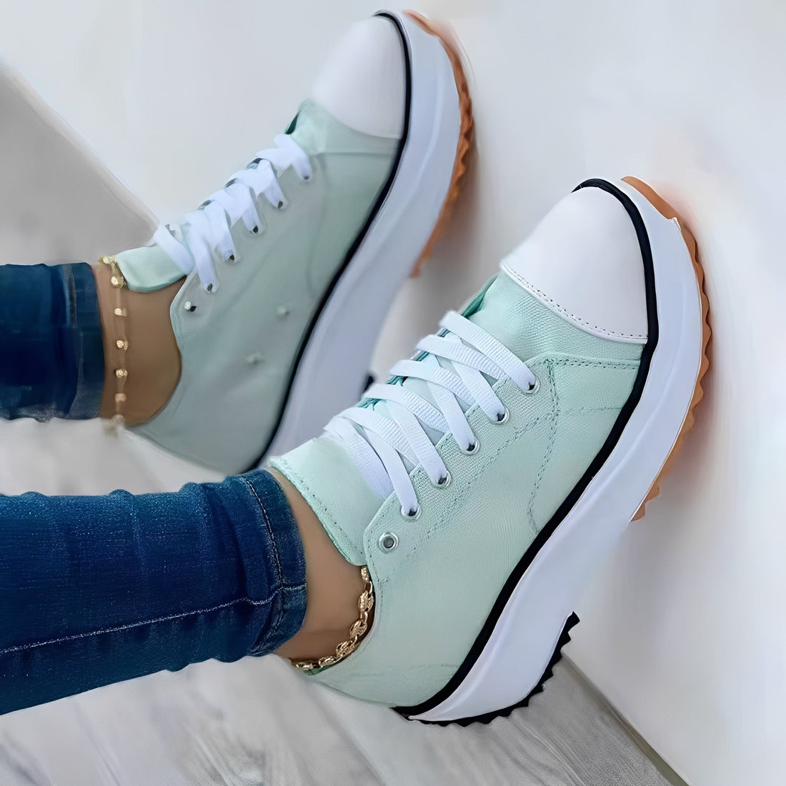 Mellony - Chaussures décontractées avec semelles épaisses pour femmes