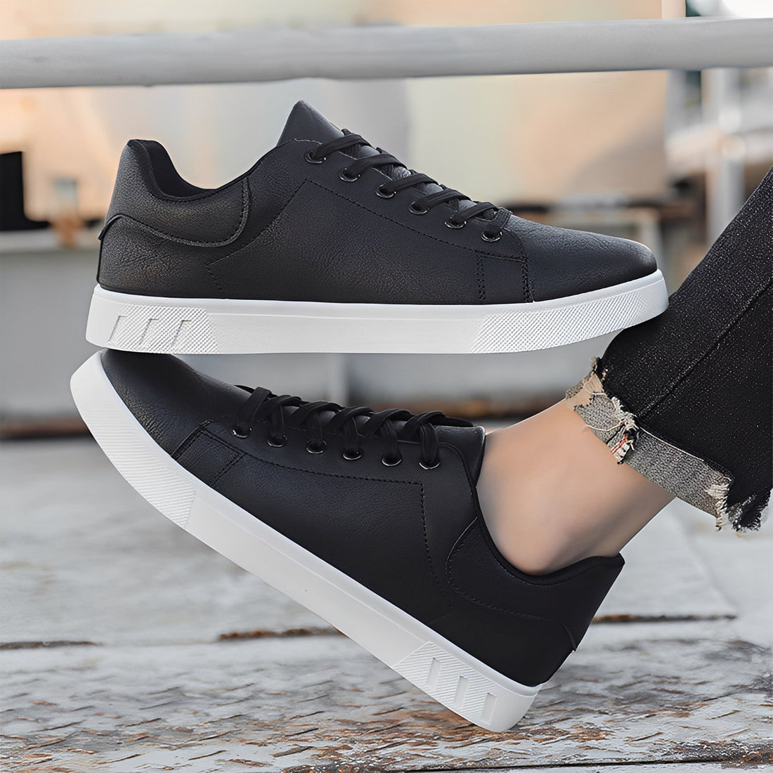 Jerome - Chaussures en cuir plates modernes pour hommes