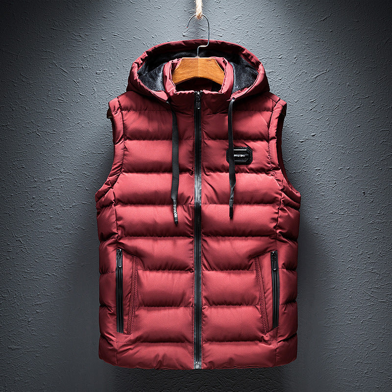 Davin - Moderne Veste en Polaire avec Capuche pour Hommes