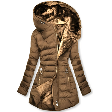 Jasmine - Moderne veste d'hiver avec capuche pour femmes