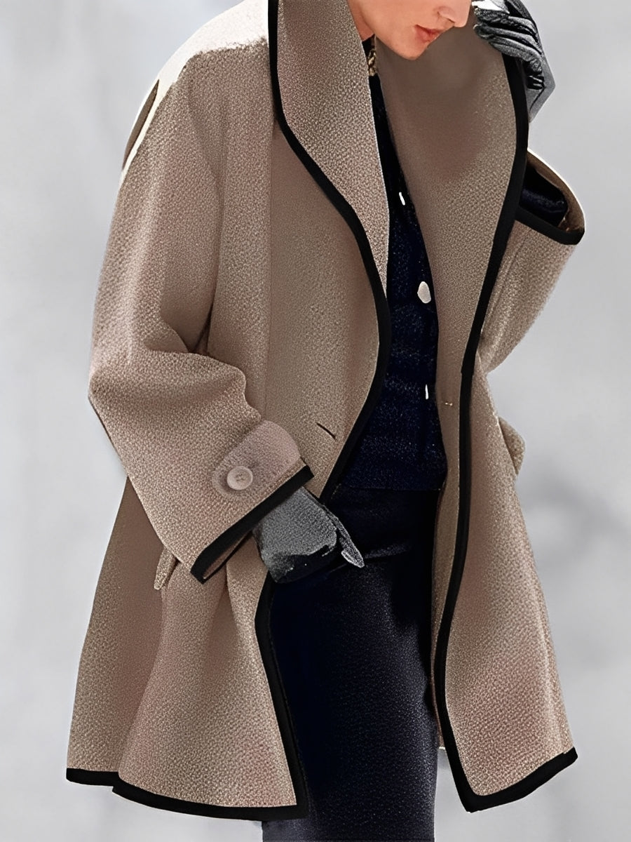 Whitney - Manteau long en laine classique pour femmes