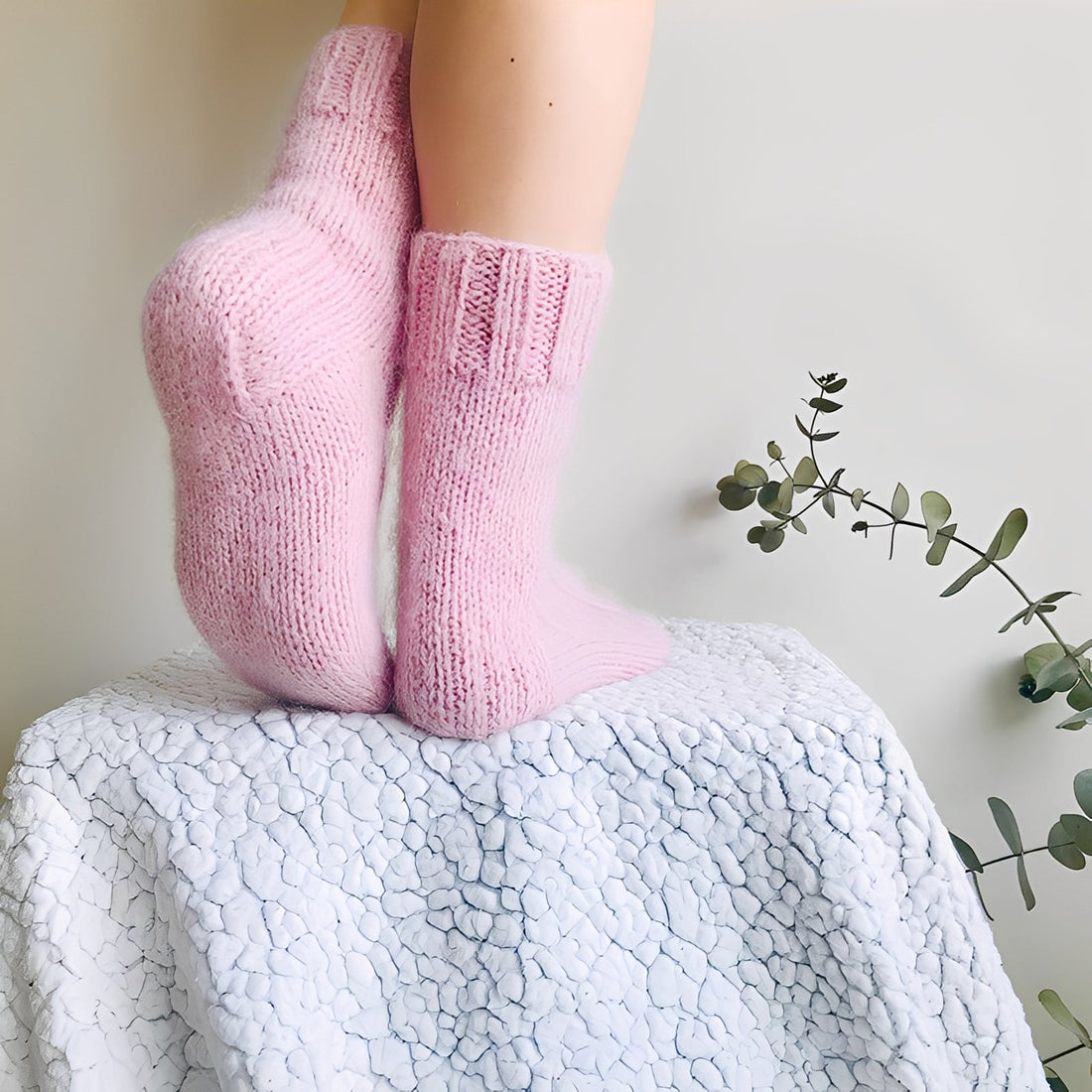 Dorothy - Chaussettes en laine tricotées chaudes pour femmes
