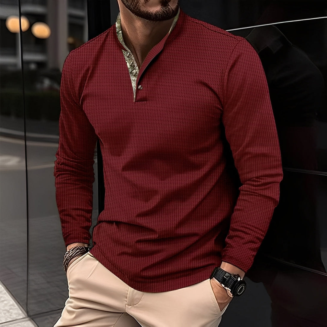 Chester - Polo moderne avec col à revers pour hommes