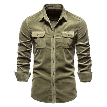 Rowen - Chemise simple avec poches pour hommes