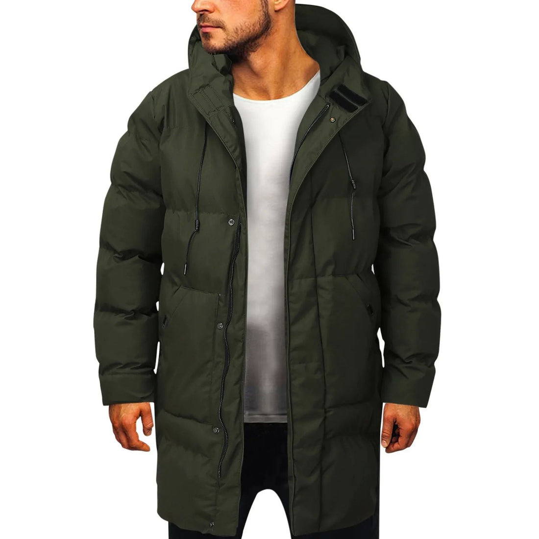 Darrel - Parka-Jacke chaude et longue pour hommes