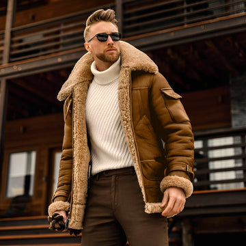 Jarod - Élégante veste d'hiver avec polaire pour hommes