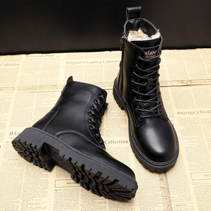 Melissa - Bottes d'hiver classiques en cuir pour femmes