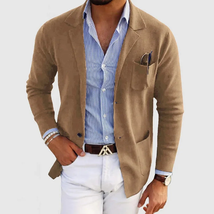 Nico – Blazer élégant pour homme avec revers et boutons