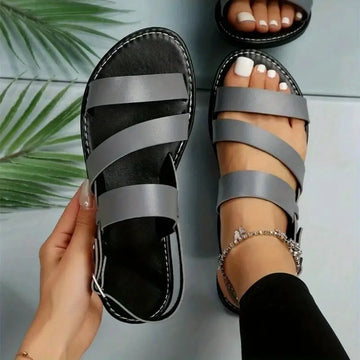 Diana - Sandales romaines pour femmes avec bride à la cheville en cuir