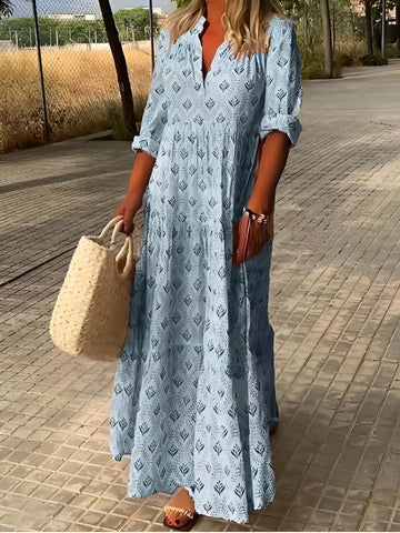 Ryanne - Robe longue vintage pour femmes