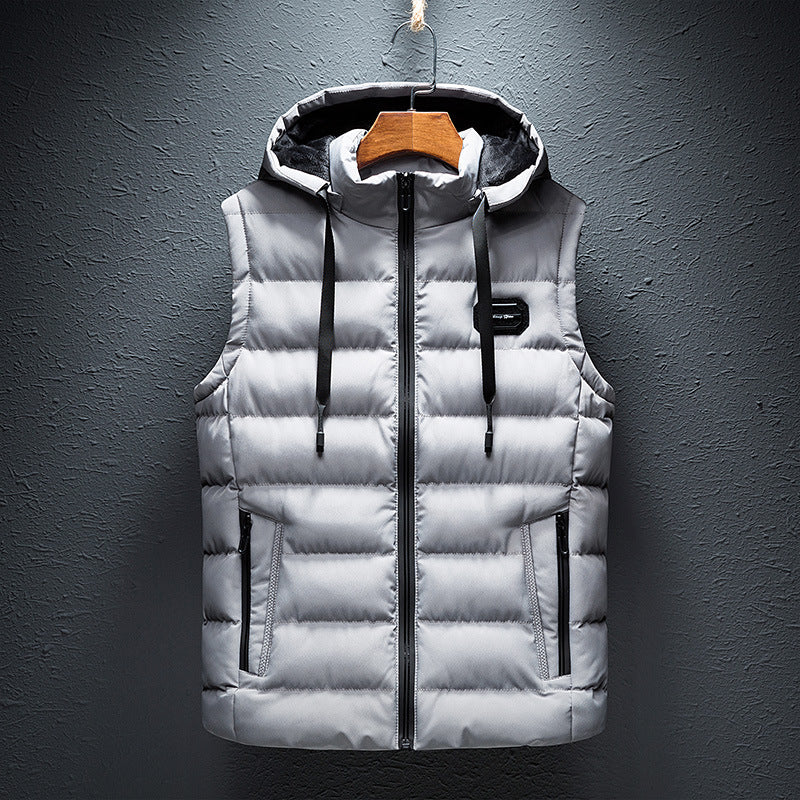 Davin - Moderne Veste en Polaire avec Capuche pour Hommes