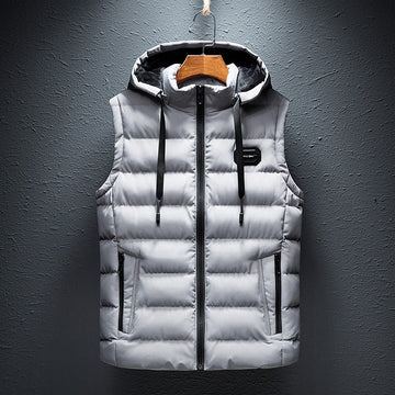 Davin - Moderne Veste en Polaire avec Capuche pour Hommes