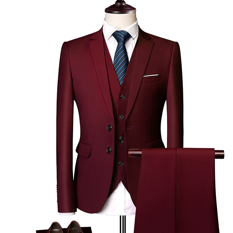 Norman - Moderne ensemble de costume 3 pièces pour hommes