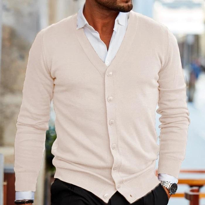 Cardigan en maille pour homme – Confort et style intemporel