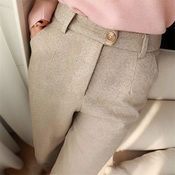 Daren - Pantalon en laine étroit formel pour hommes