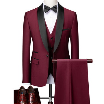 George - Costume Slim-Fit 3 pièces formel pour hommes