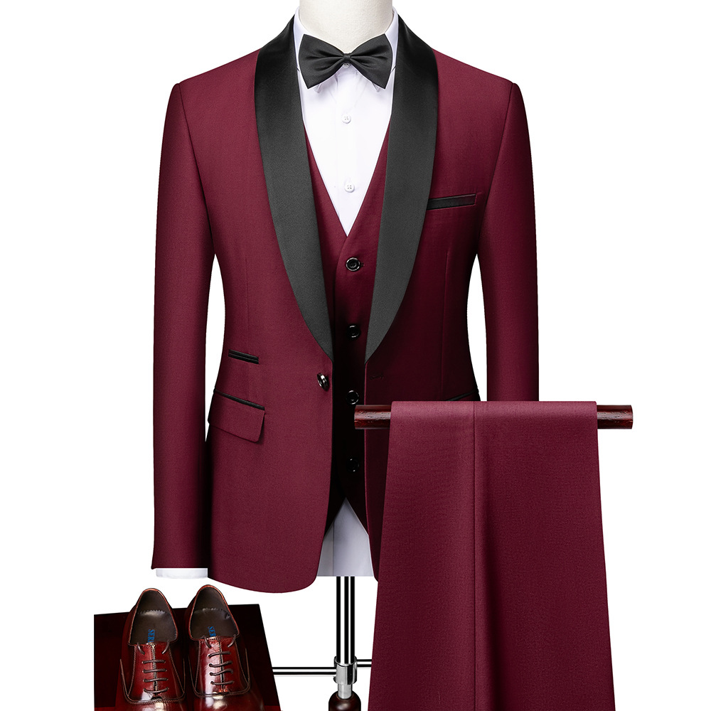 Jerald - Ensemble de costume 3 pièces pour hommes