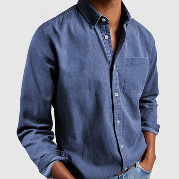 Maxime - Chemise en Jean Décontractée Mélange Doux