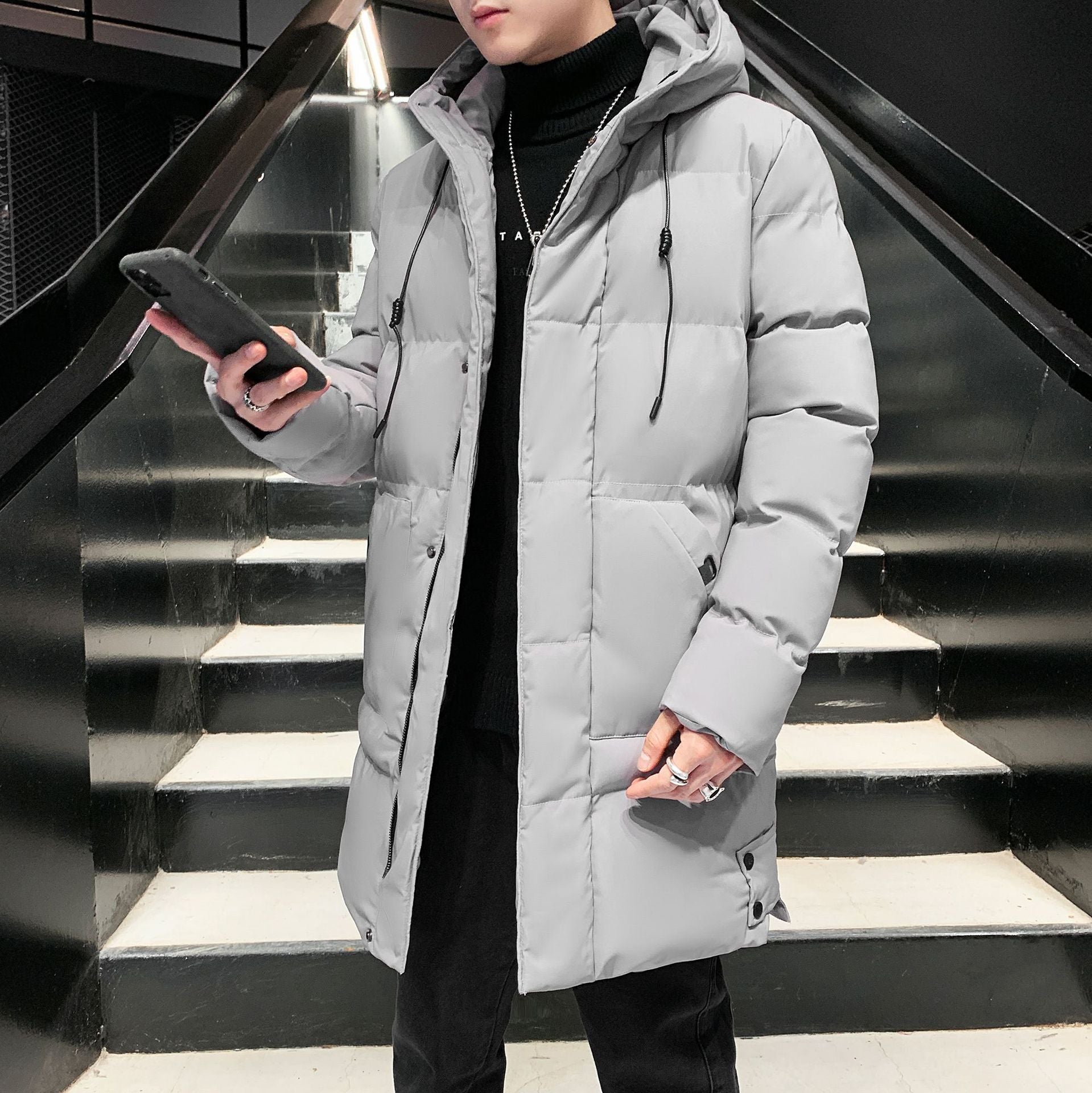 Riordan - Moderne doudoune avec capuche pour hommes