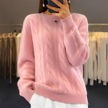Leanne - Classique, stylé pull en tricot pour femmes