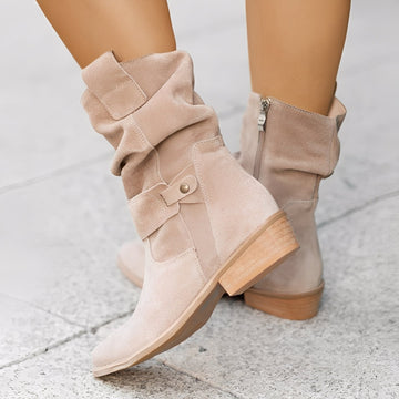 Celestine - Élégants petits bottines à bout rond pour femmes