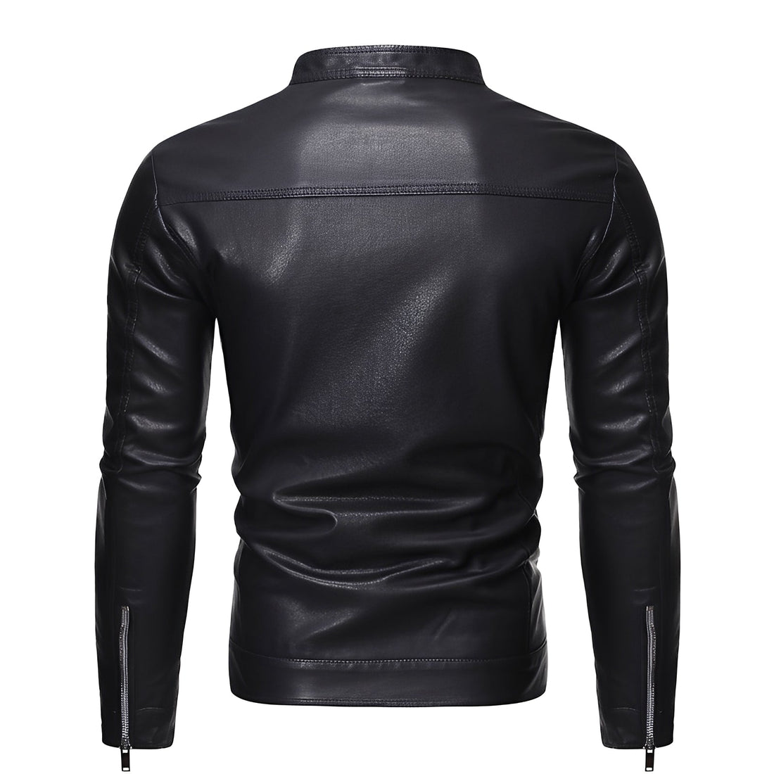 Theodore - Robuste, coupe étroite veste en cuir pour hommes