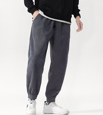 Nicholas - Pantalon de jogging élégant en velours pour hommes