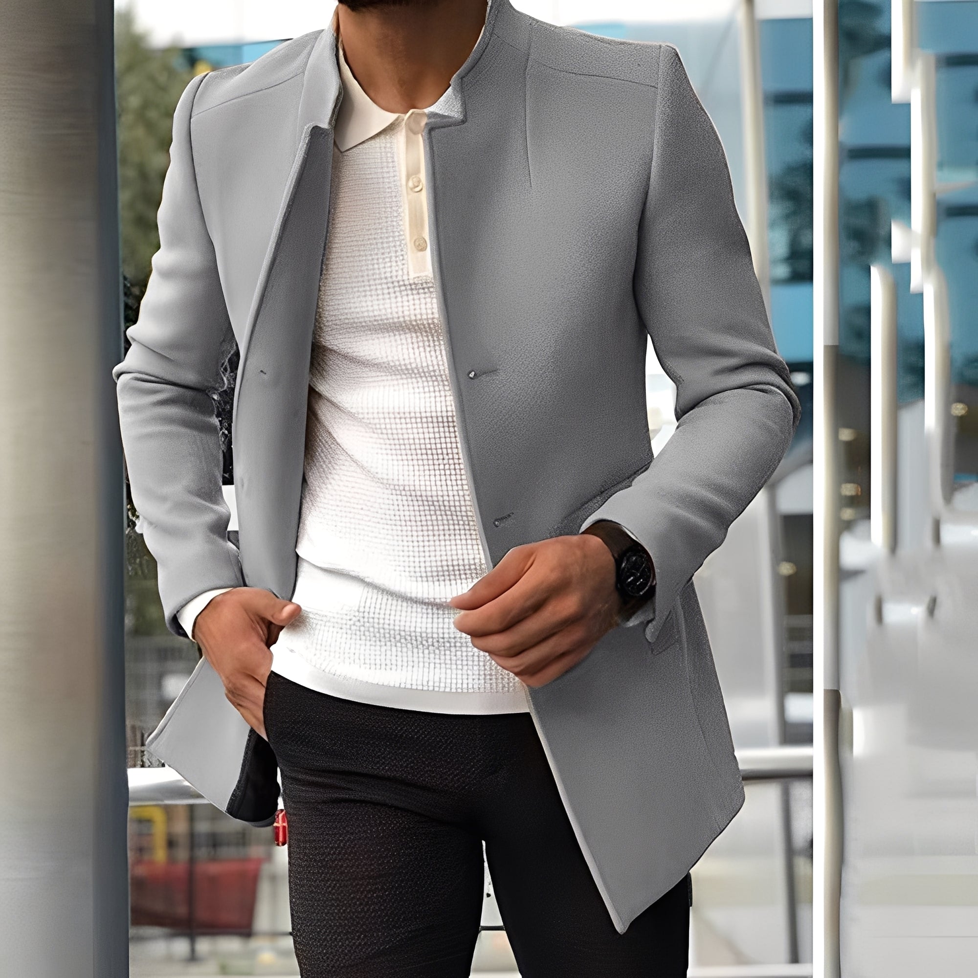 Joshua - Élégante veste slim-fit pour hommes