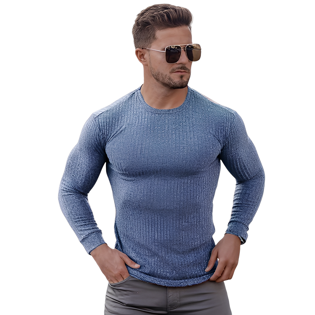 Wynne - Simple pull ajusté pour hommes