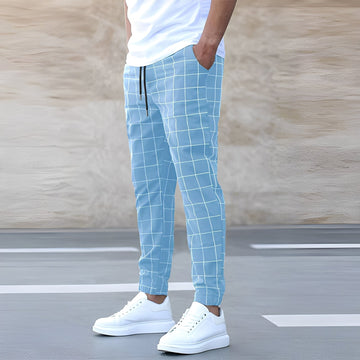 Raynard - Pantalon à carreaux décontracté pour hommes